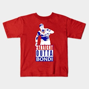 Sydney Roosters - Luke Ricketson - STRAIGHT OUTTA BONDI Kids T-Shirt